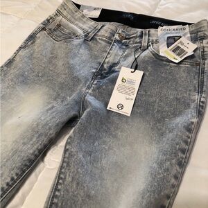 Curve Appeal Concealed Comfort Waist High-Rise Skinny Jeans Woman 4/27 NWT